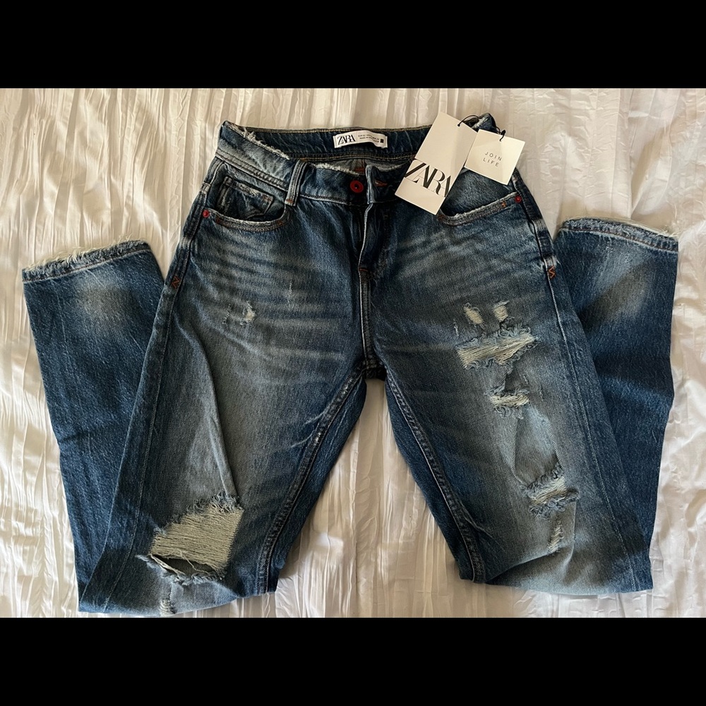 Zara straight leg jeans